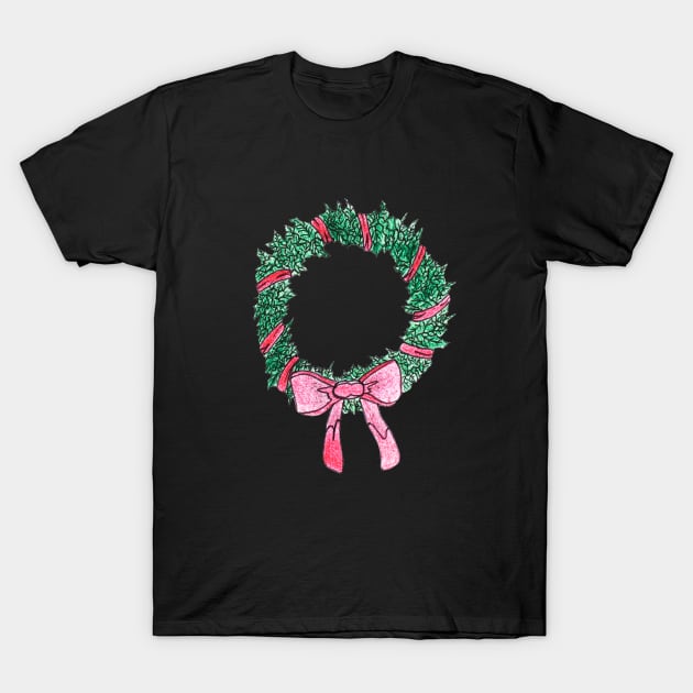 New Year's wreath T-Shirt by DarkoRikalo86